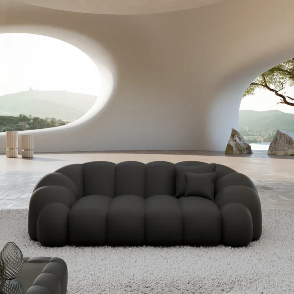 Kunstleder 2-Sitzer Couch Liora