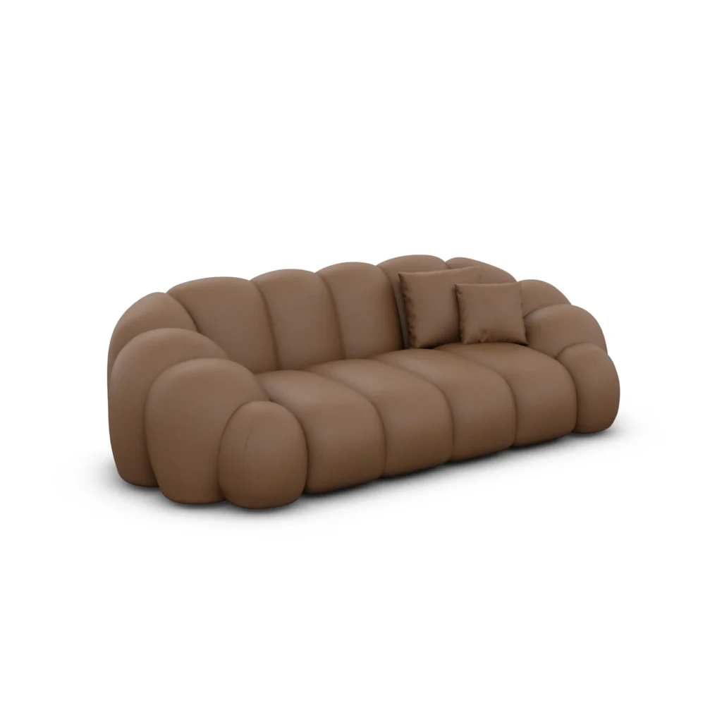 Kunstleder 2-Sitzer Couch Liora