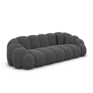 Strukturstoff 3-Sitzer Couch Liora