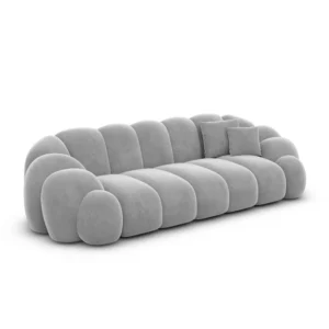 Samtstoff 3-Sitzer Couch Liora