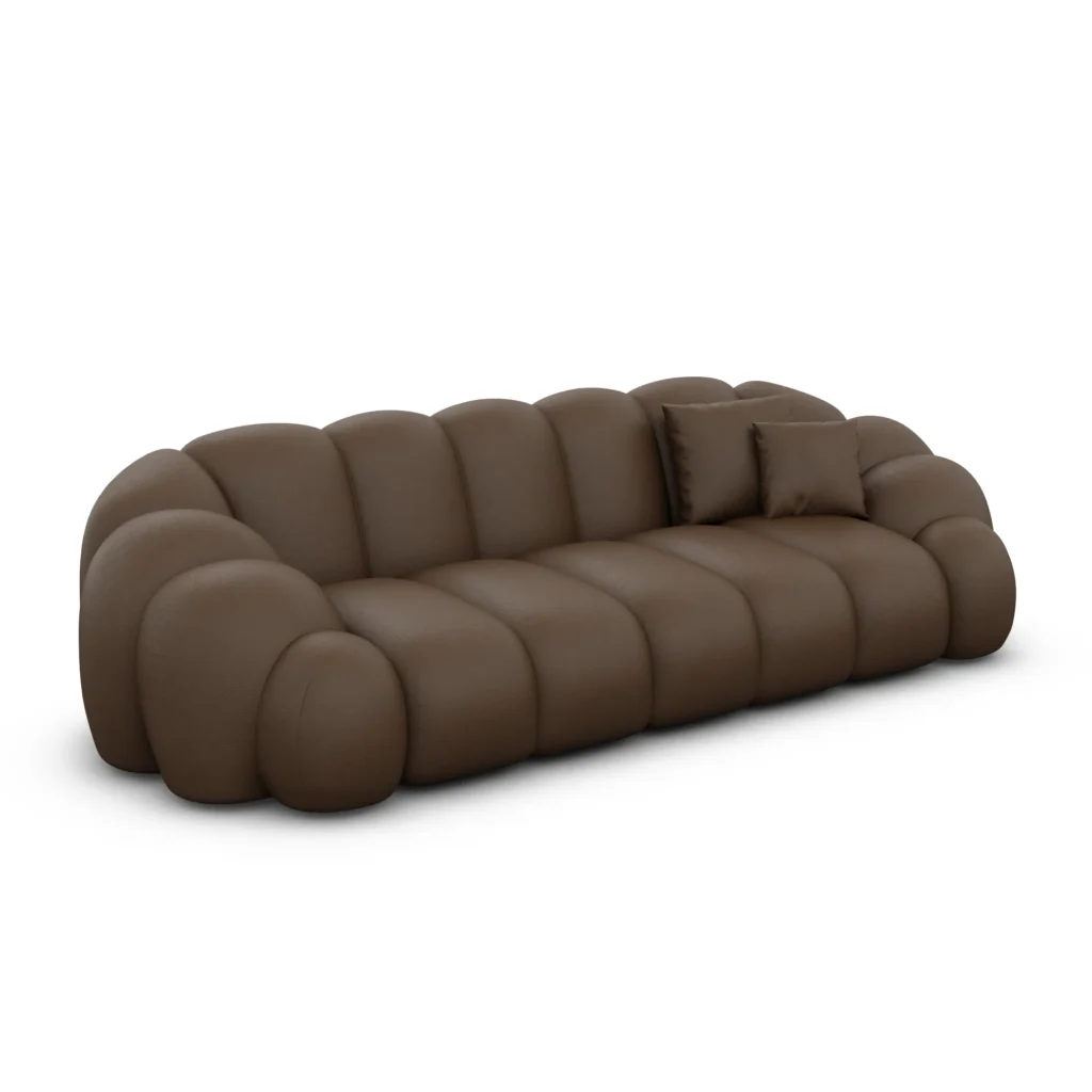 Echtleder 3-Sitzer Couch Liora