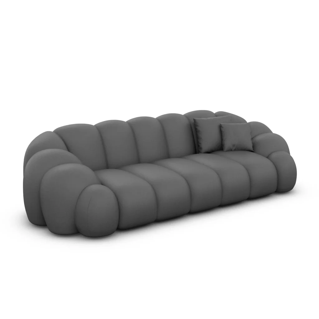 Echtleder 3-Sitzer Couch Liora