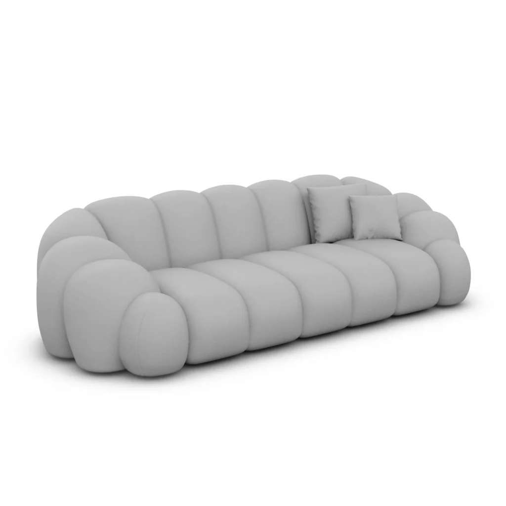 Echtleder 3-Sitzer Couch Liora
