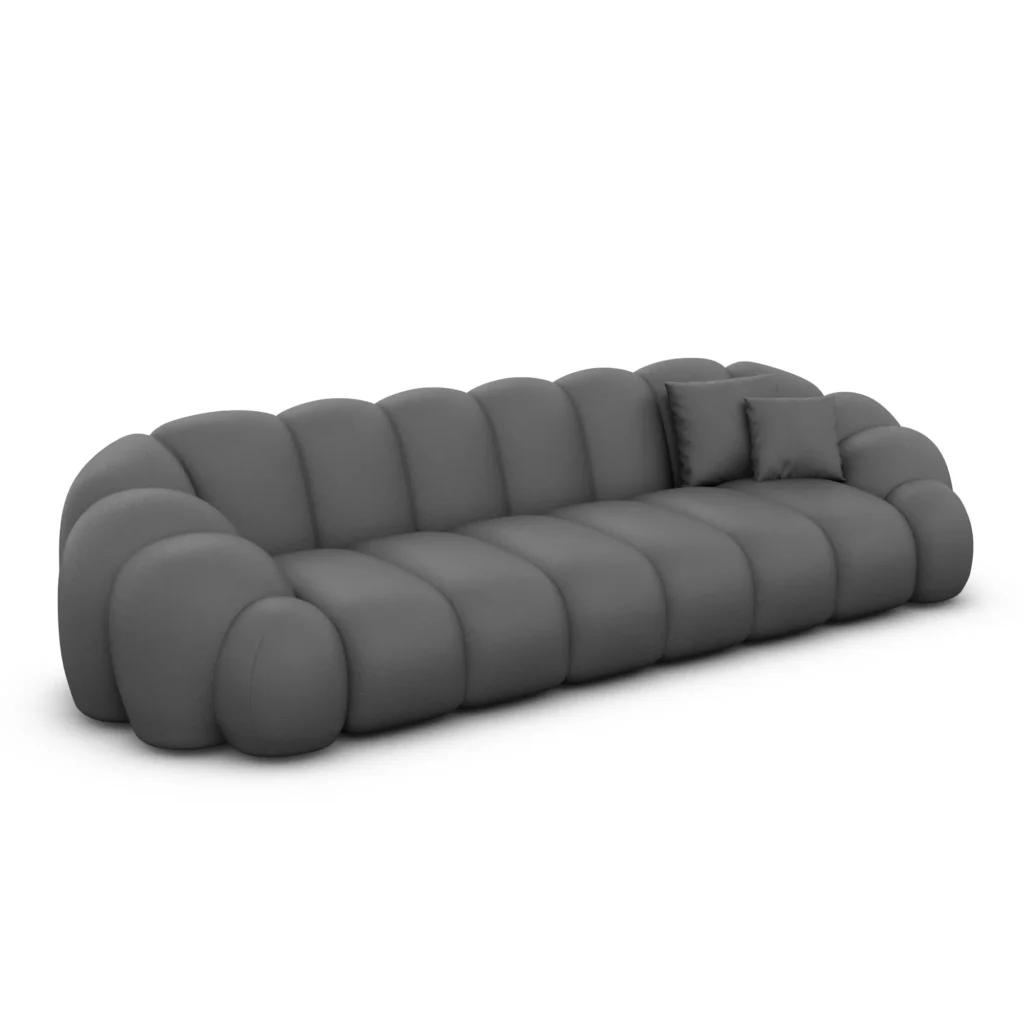 Echtleder 4-Sitzer Couch Liora