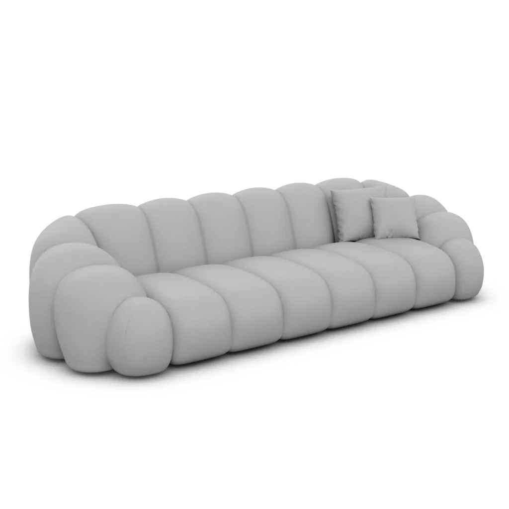 Kunstleder 4-Sitzer Couch Liora
