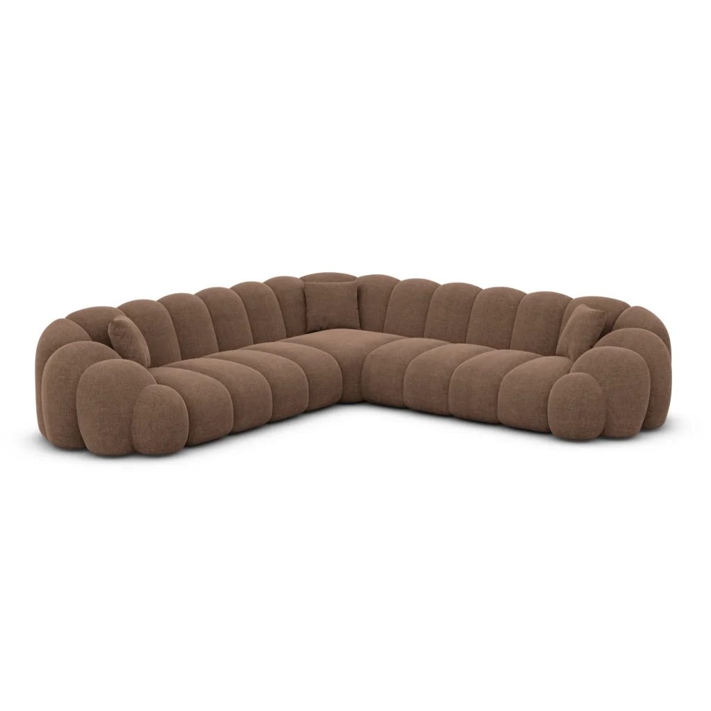 Strukturstoff Ecksofa Liora