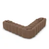 Strukturstoff Ecksofa Liora