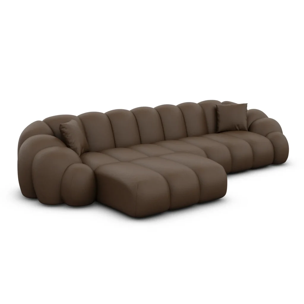 Kunstleder L-Form Sofa Liora