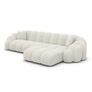 Bouclé L-Form Sofa Liora