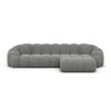 Strukturstoff L-Form Sofa Liora