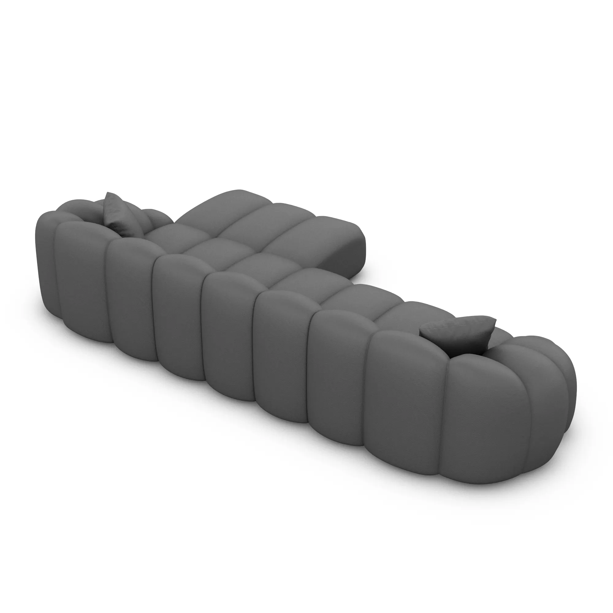 Kunstleder L-Form Sofa Liora