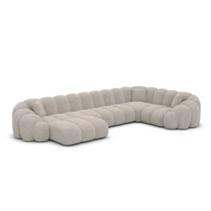 Bouclé U-Form XL Wohnlandschaft Liora