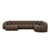Echtleder U-Form XL Wohnlandschaft Liora