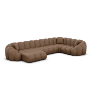 Kunstleder U-Form XL Wohnlandschaft Liora