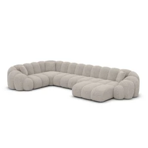 Bouclé U-Form XL Wohnlandschaft Liora