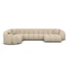 Echtleder U-Form XL Wohnlandschaft Liora