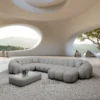 Echtleder U-Form XL Wohnlandschaft Liora