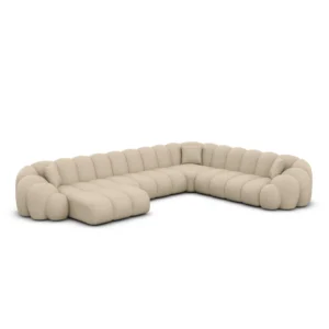 Echtleder U-Form XXL Wohnlandschaft Liora