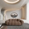Strukturstoff 2-Sitzer Couch Liva