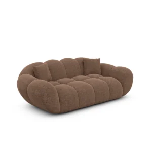 Strukturstoff 2-Sitzer Couch Liva