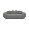 Strukturstoff 2-Sitzer Couch Liva