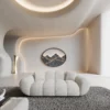 Strukturstoff 2-Sitzer Couch Liva