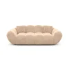 Samtstoff 2-Sitzer Couch Liva