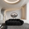Samtstoff 2-Sitzer Couch Liva
