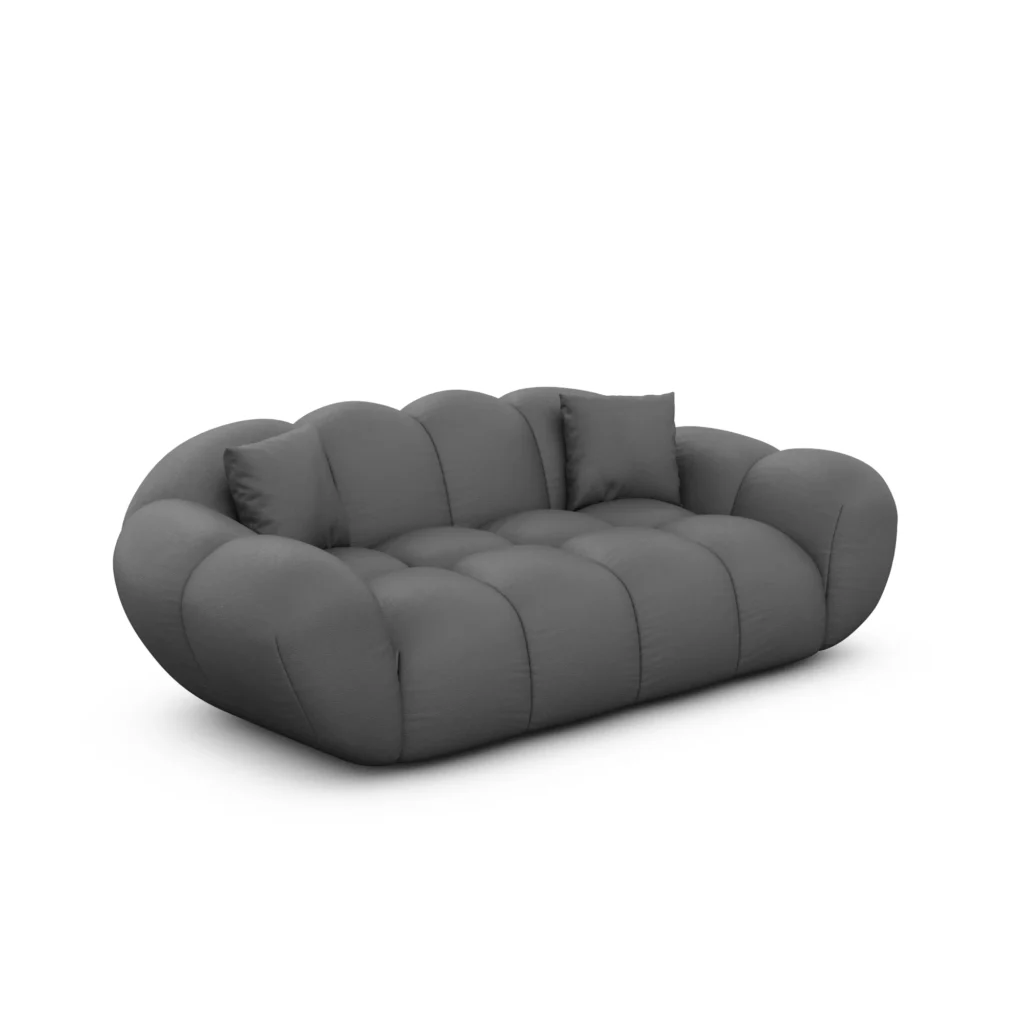 Echtleder 2-Sitzer Couch Liva