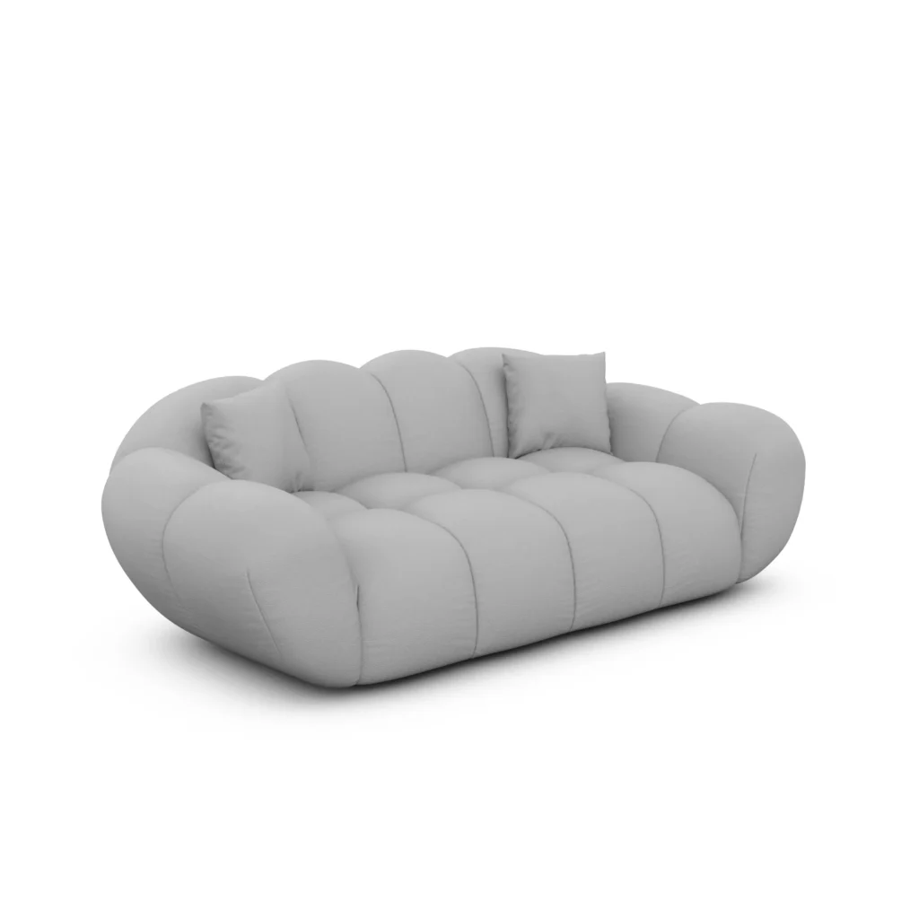 Echtleder 2-Sitzer Couch Liva