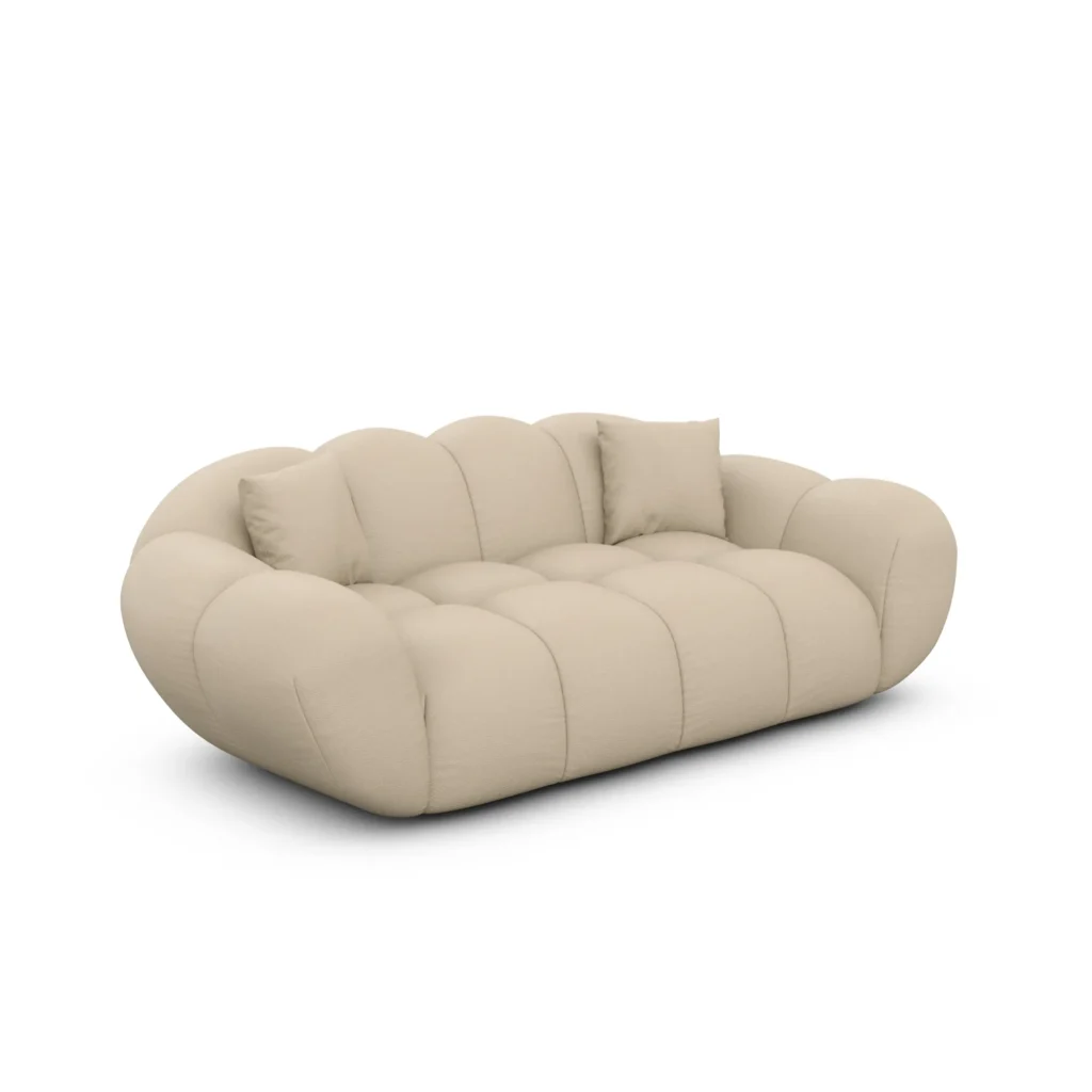 Kunstleder 2-Sitzer Couch Liva