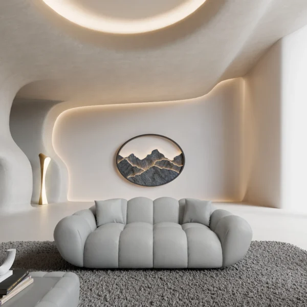 Kunstleder 2-Sitzer Couch Liva