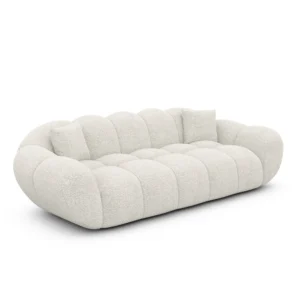 Bouclé 3-Sitzer Couch Liva