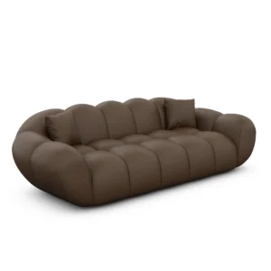 Echtleder 3-Sitzer Couch Liva