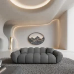 Kunstleder 3-Sitzer Couch Liva
