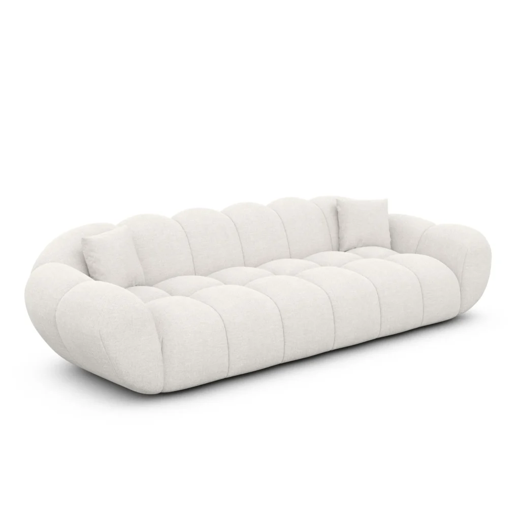 Strukturstoff 4-Sitzer Couch Liva
