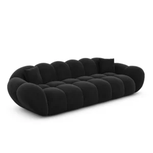 Samtstoff 4-Sitzer Couch Liva