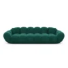 Samtstoff 4-Sitzer Couch Liva