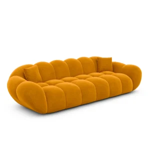 Samtstoff 4-Sitzer Couch Liva