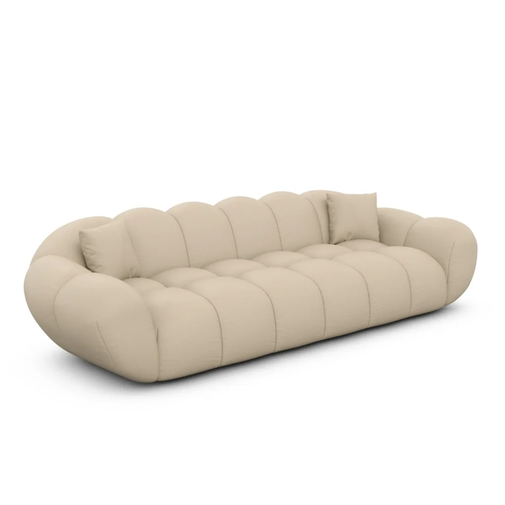 Kunstleder 4-Sitzer Couch Liva