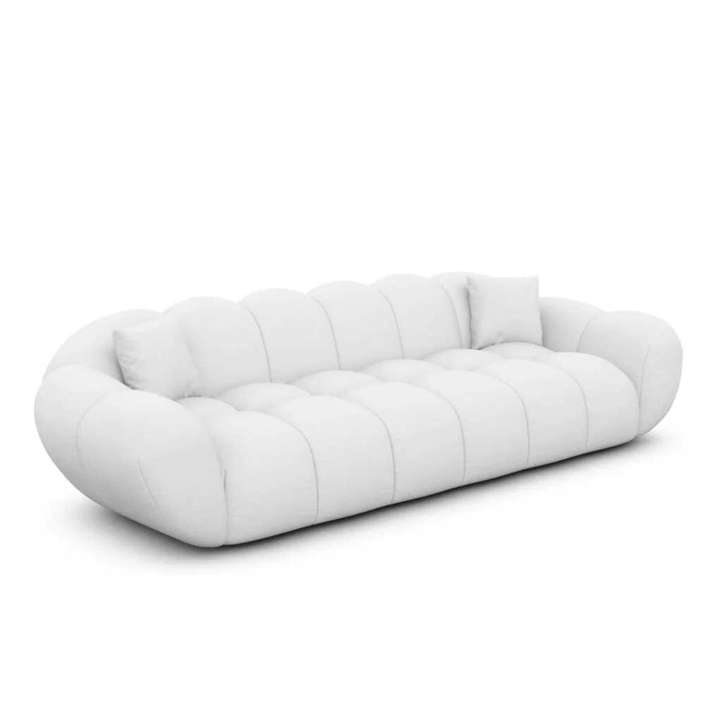 Kunstleder 4-Sitzer Couch Liva