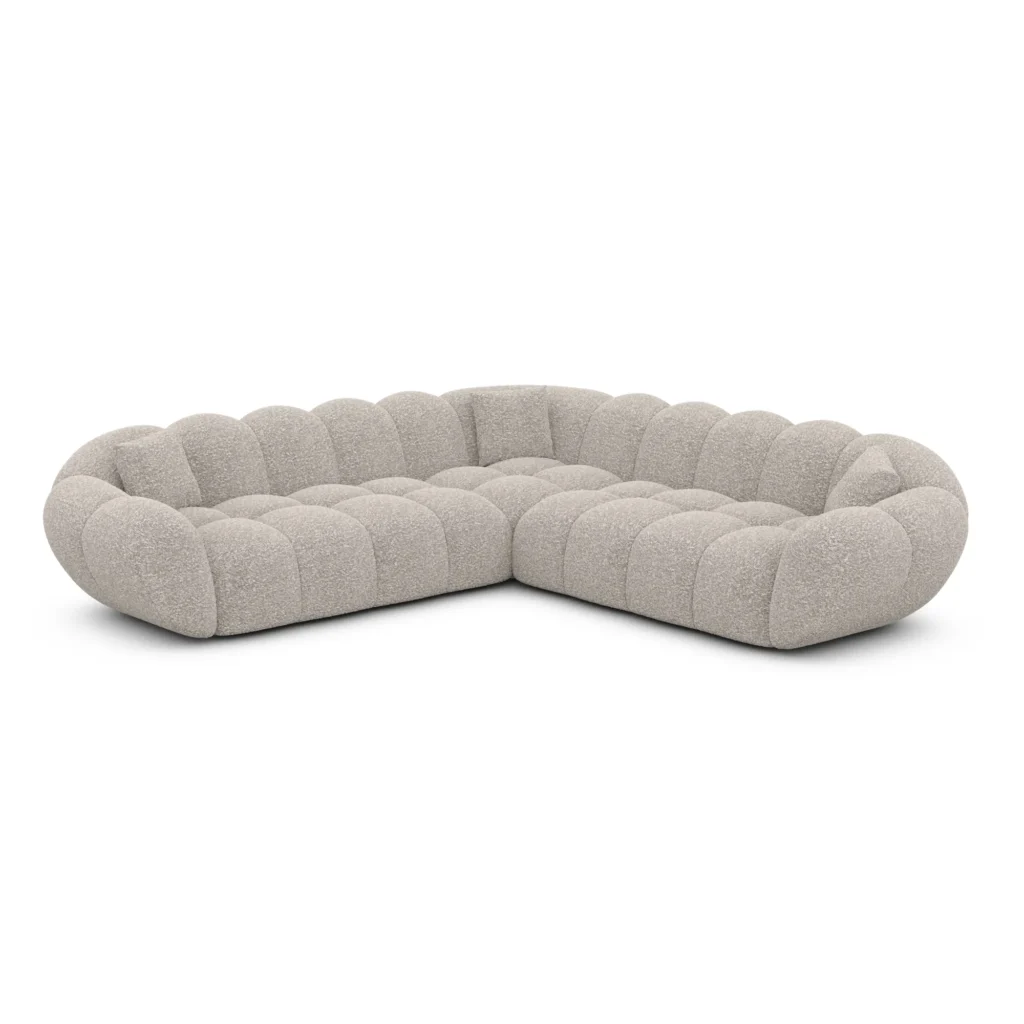 Bouclé Ecksofa Liva
