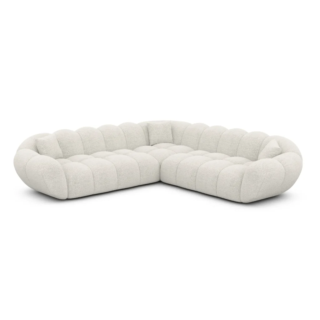 Bouclé Ecksofa Liva