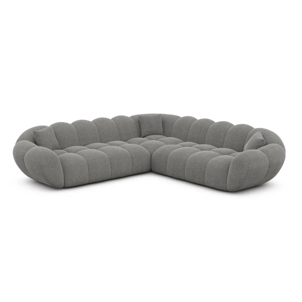 Strukturstoff Ecksofa Liva