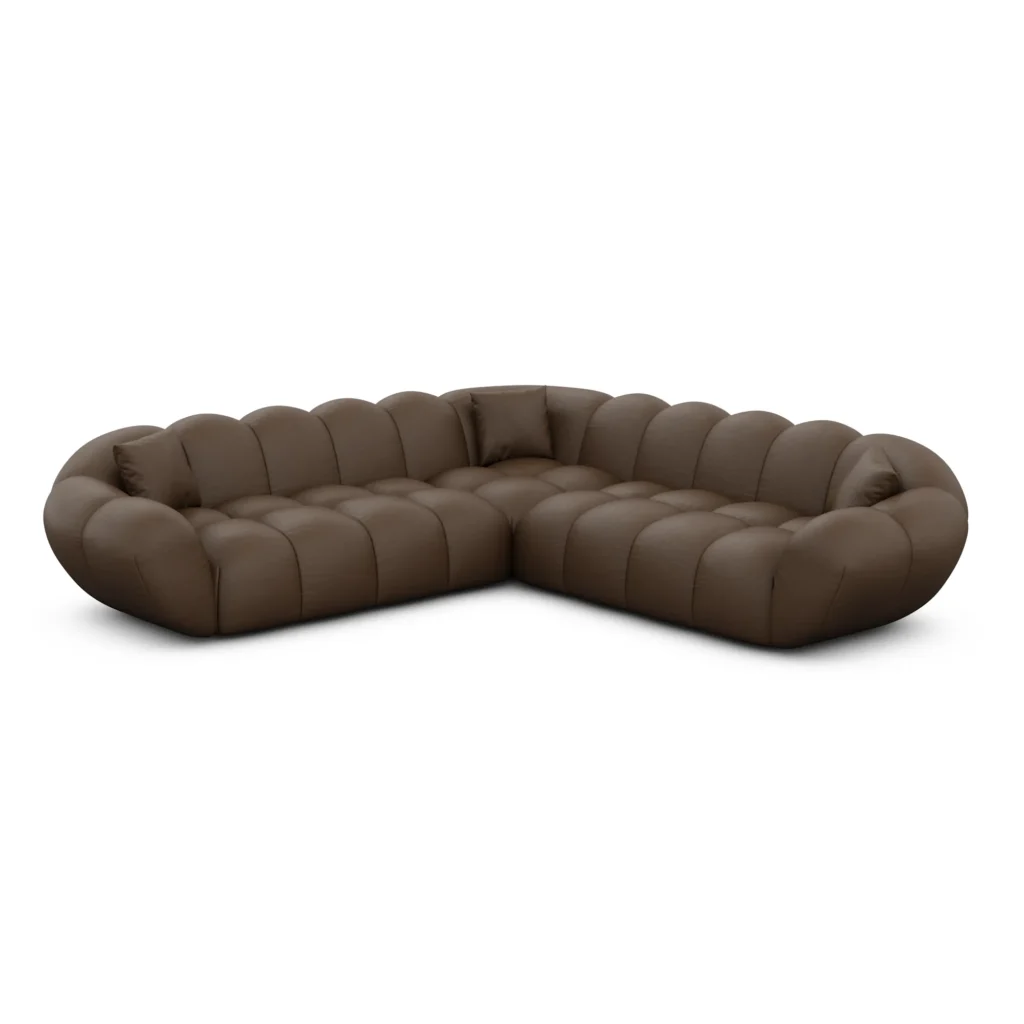 Echtleder Ecksofa Liva