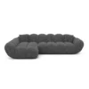 Bouclé L-Form Sofa Liva