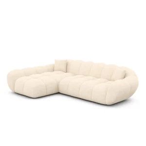 Strukturstoff L-Form Sofa Liva