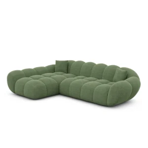 Strukturstoff L-Form Sofa Liva
