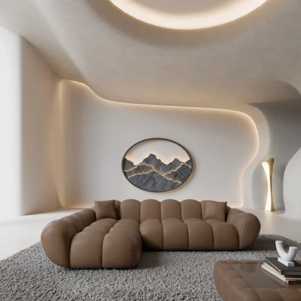 Kunstleder L-Form Sofa Liva