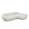 Bouclé L-Form Sofa Liva